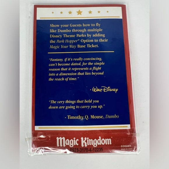 Disney Dumbo Pin Cast Member Exclusive Storybook Circus - Original Packaging NEW - Picture 3 of 7